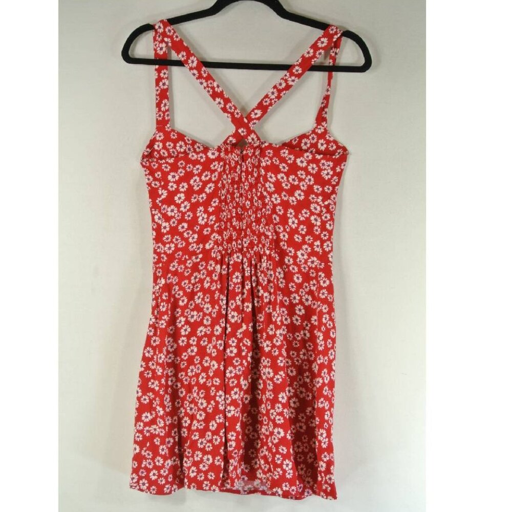 NEW Reformation Lovito Cute Ditsy Floral Ruched Dress SIZE 6#2431* - Picture 4 of 7